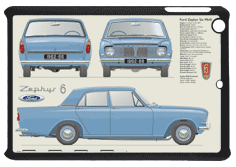 Ford Zephyr Six 1951-56 Small Tablet Covers